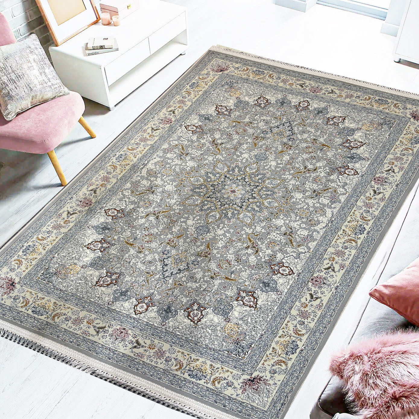 Mina 1200 Reed Persian Rug - GLARA HOME