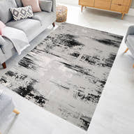 Monochrome Serenity Modern Area Rug (HGR-18) - GLARA HOME
