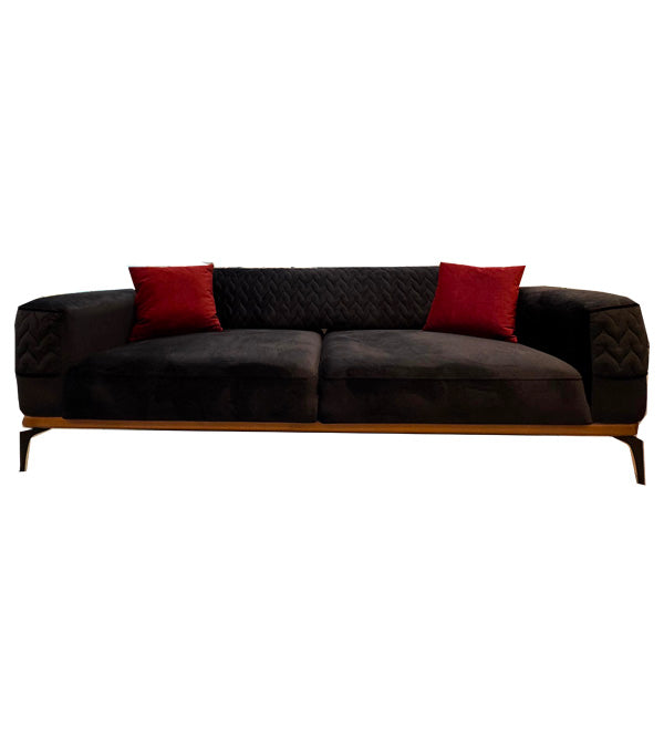 New Casa Sofa ( Soft22 Black ) - GLARA HOME