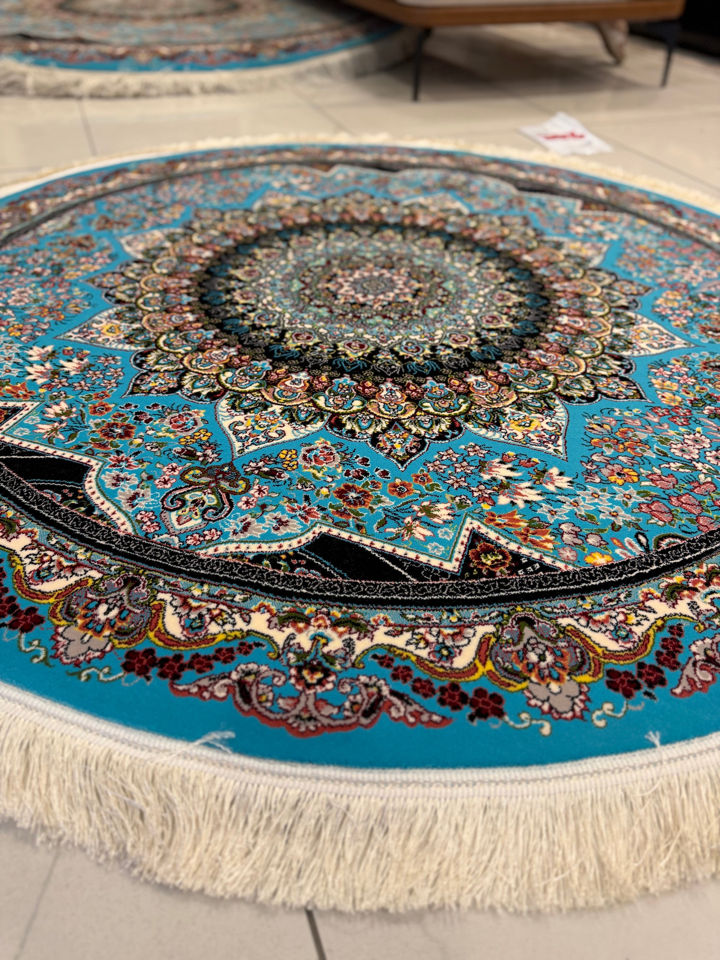 PARHAM 700 Reed Round Rug - GLARA HOME