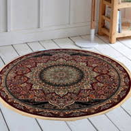 PARHAM 700 Reed Round Rug - GLARA HOME