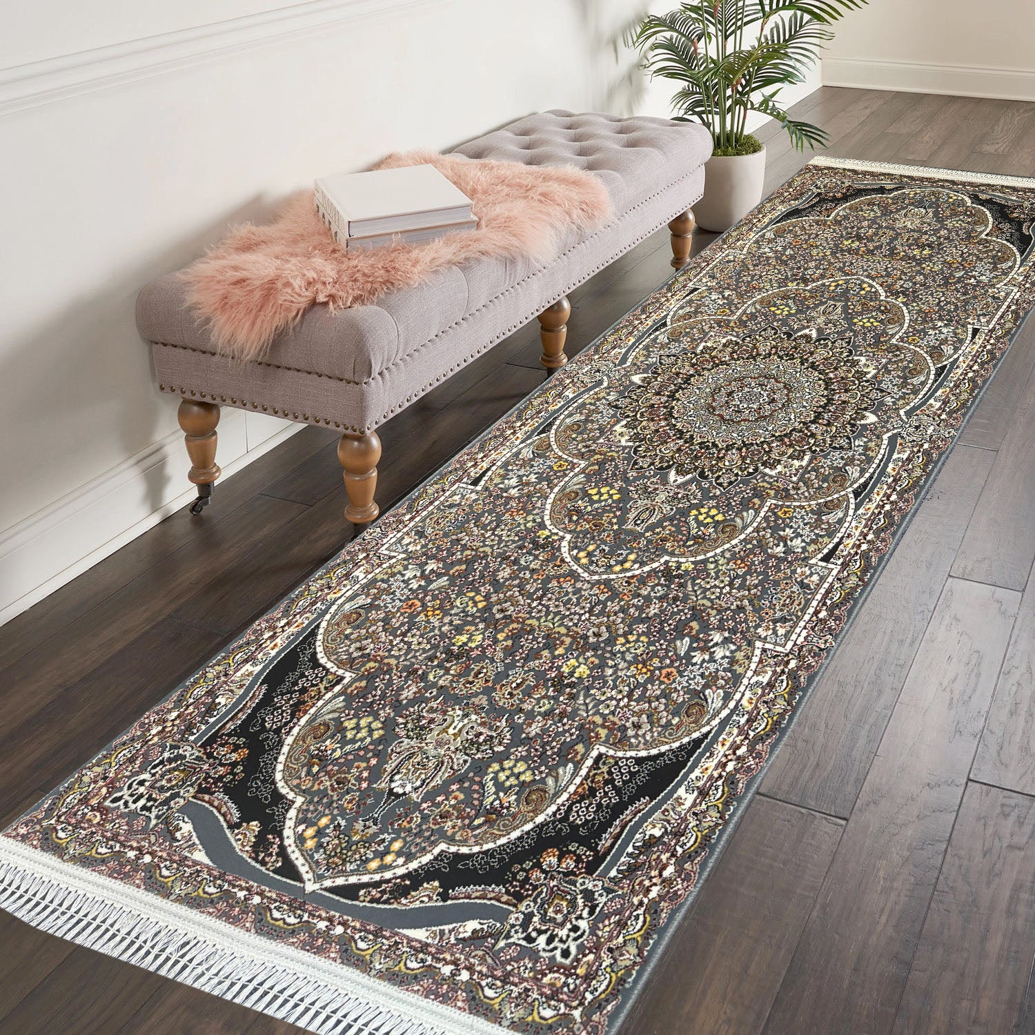 PARHAM 700 Reed Runner Rug - GLARA HOME