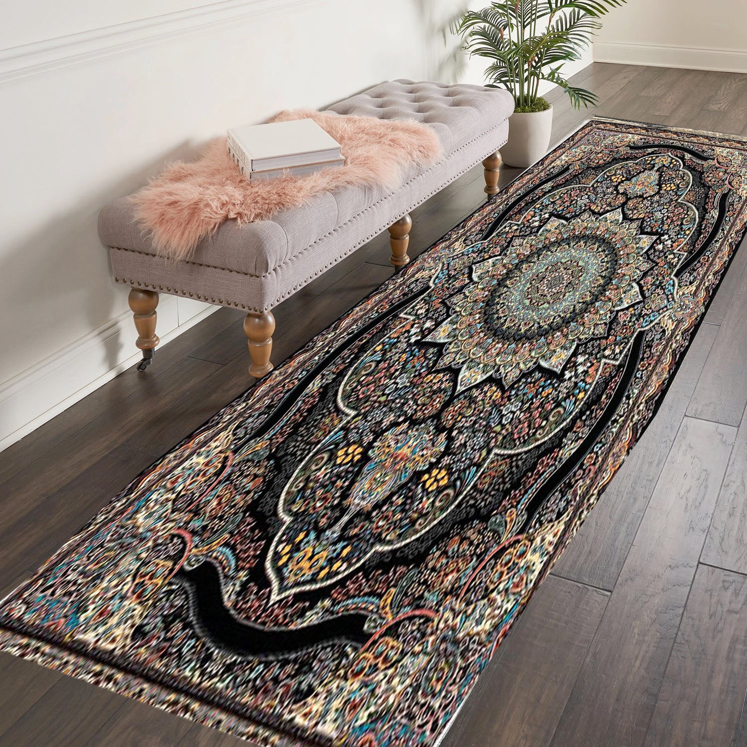 PARHAM 700 Reed Runner Rug - GLARA HOME