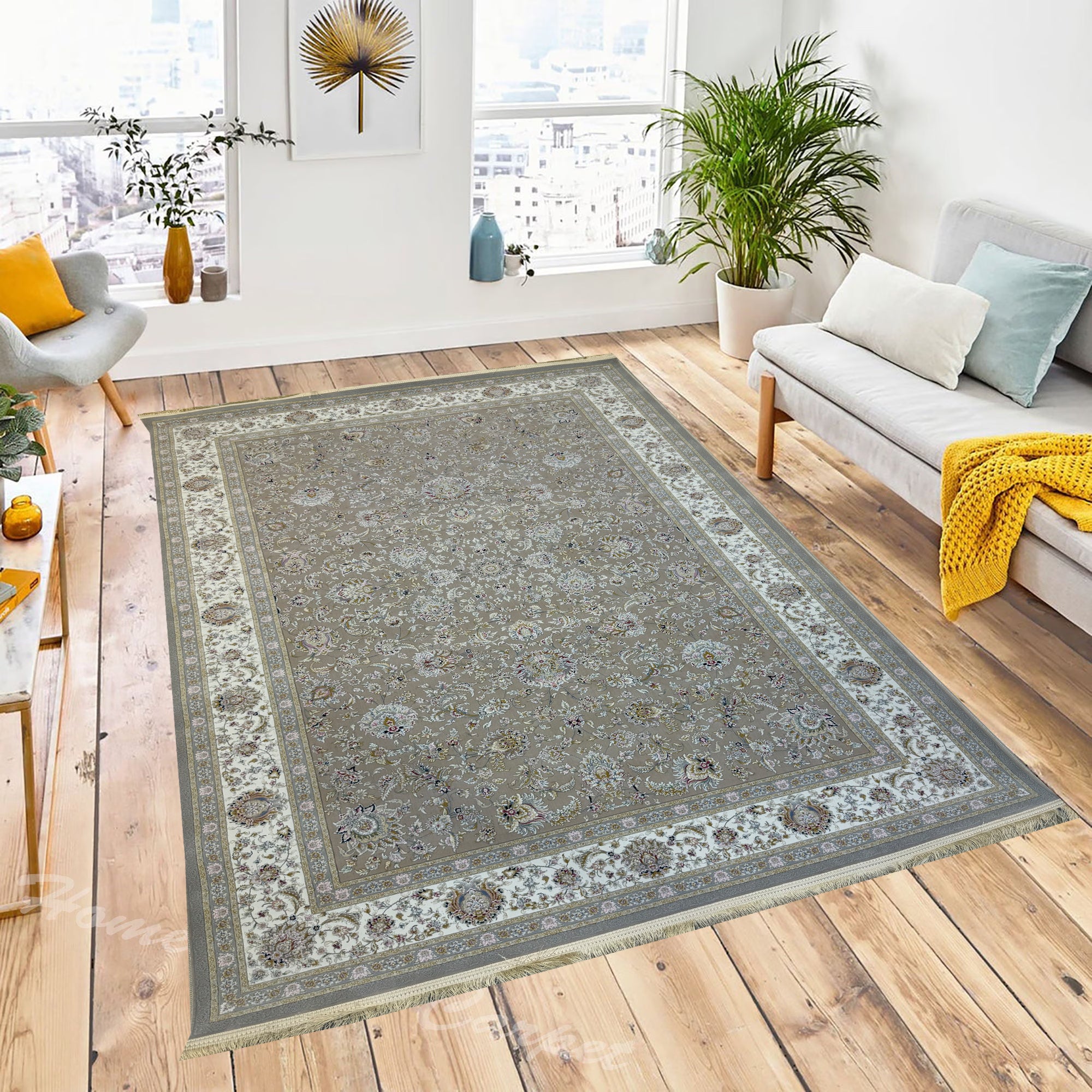 PARIMAH BEIGE- Cream - GLARA HOME