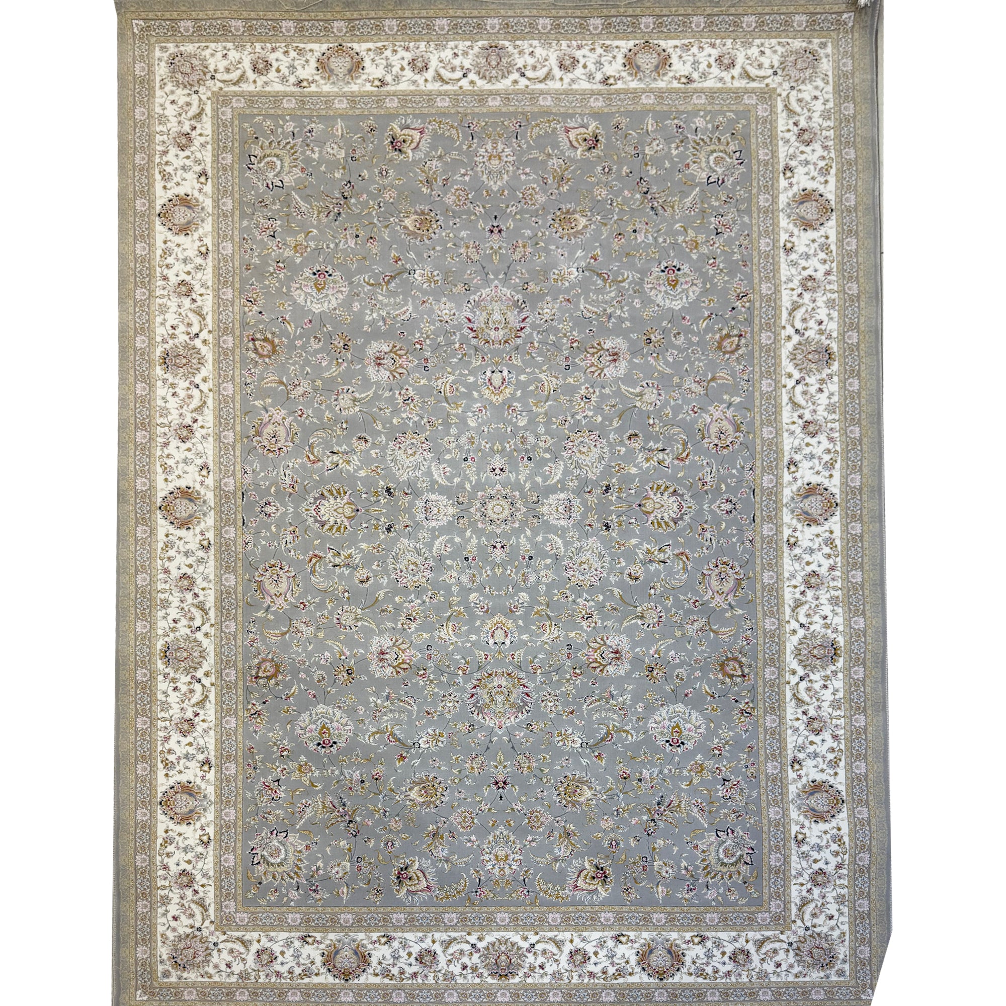 Parimah Grey 1500 Reed Persian Area Rug - GLARA HOME