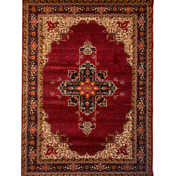 Persian Qashqai Red Area Rug ( Code 280 )
