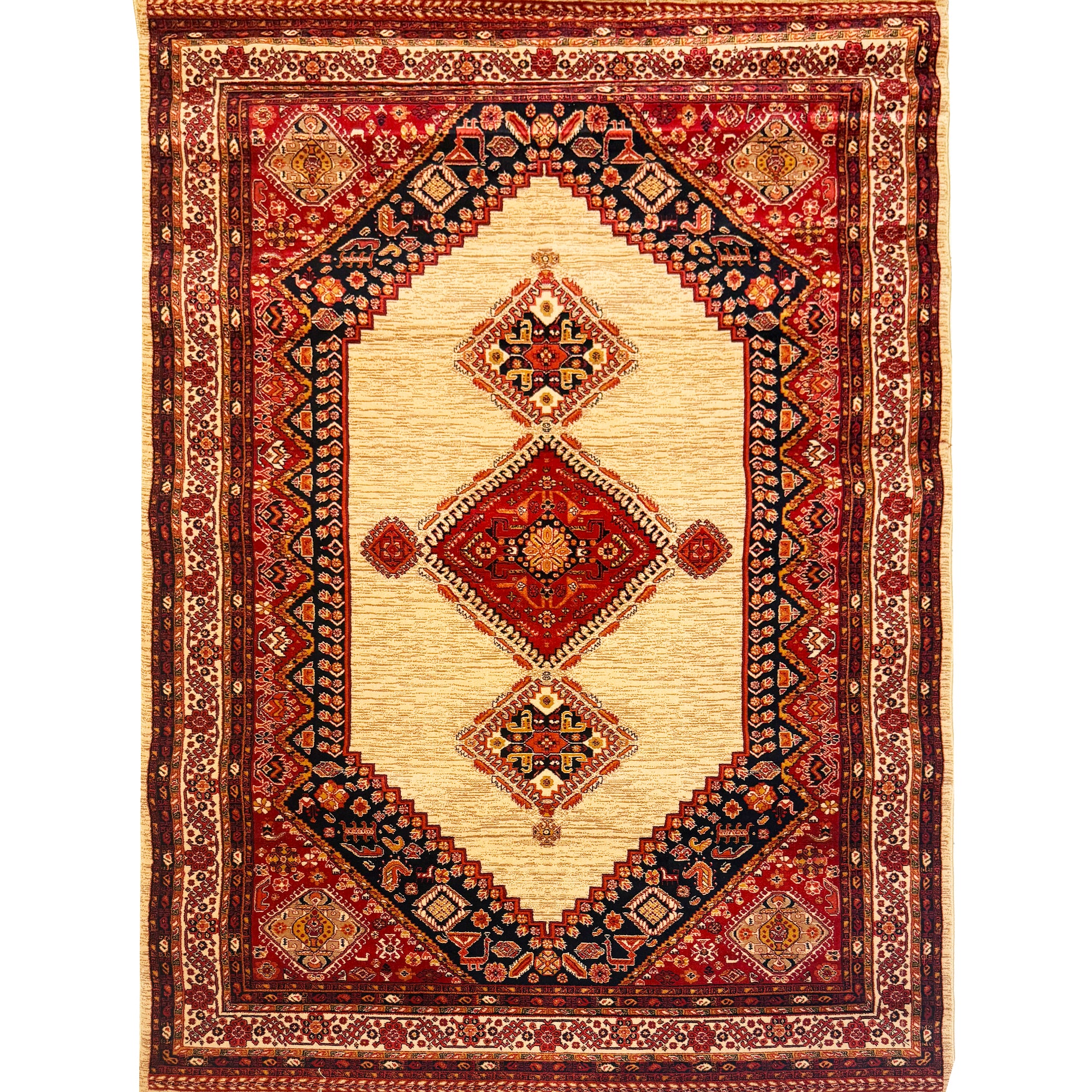 QASHQAI 700 Reed Classic Persian Area Rug ( Code 261 ) - GLARA HOME