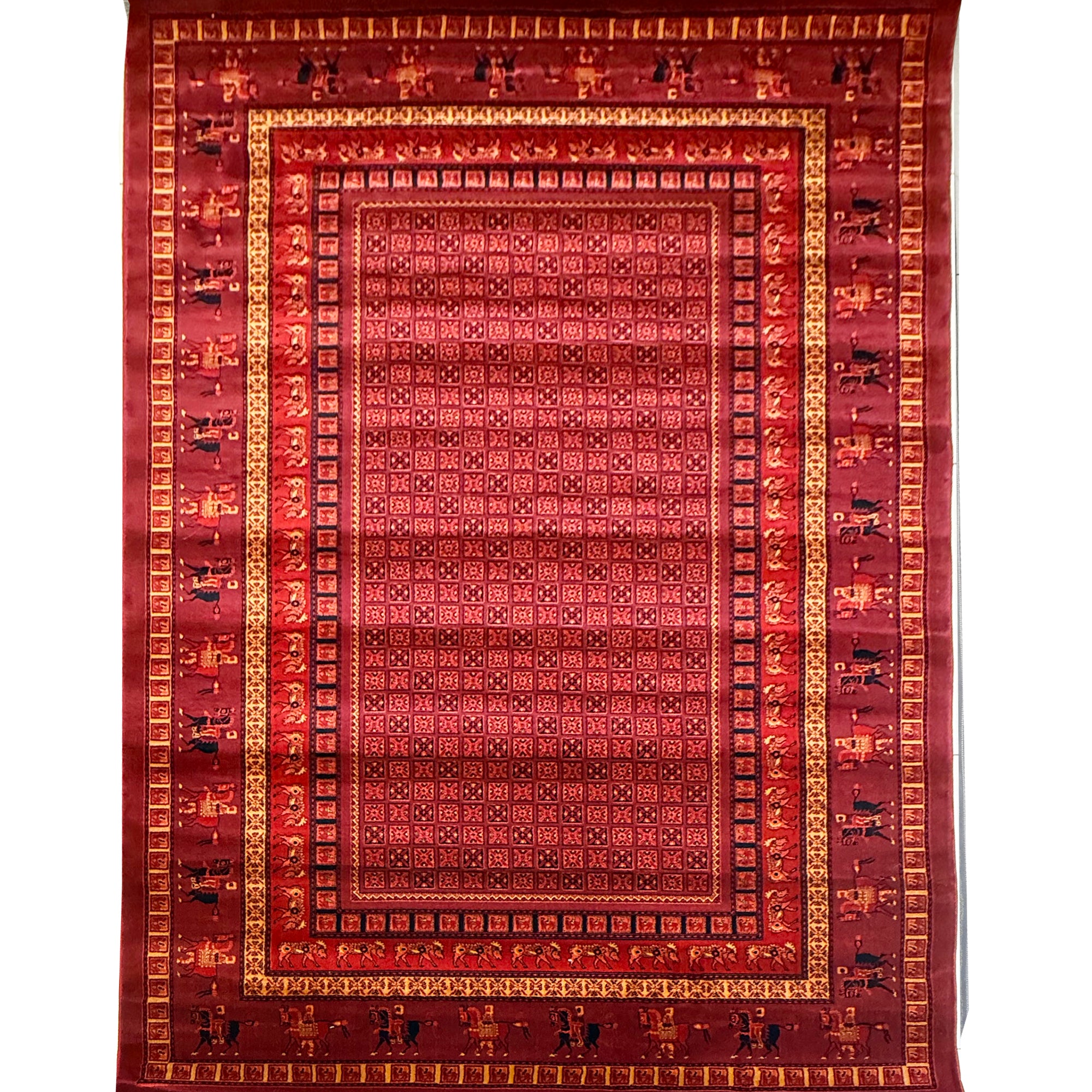 QASHQAI 700 Reed Traditional Persian Machine Made Rug ( Code 234 ) - GLARA HOME