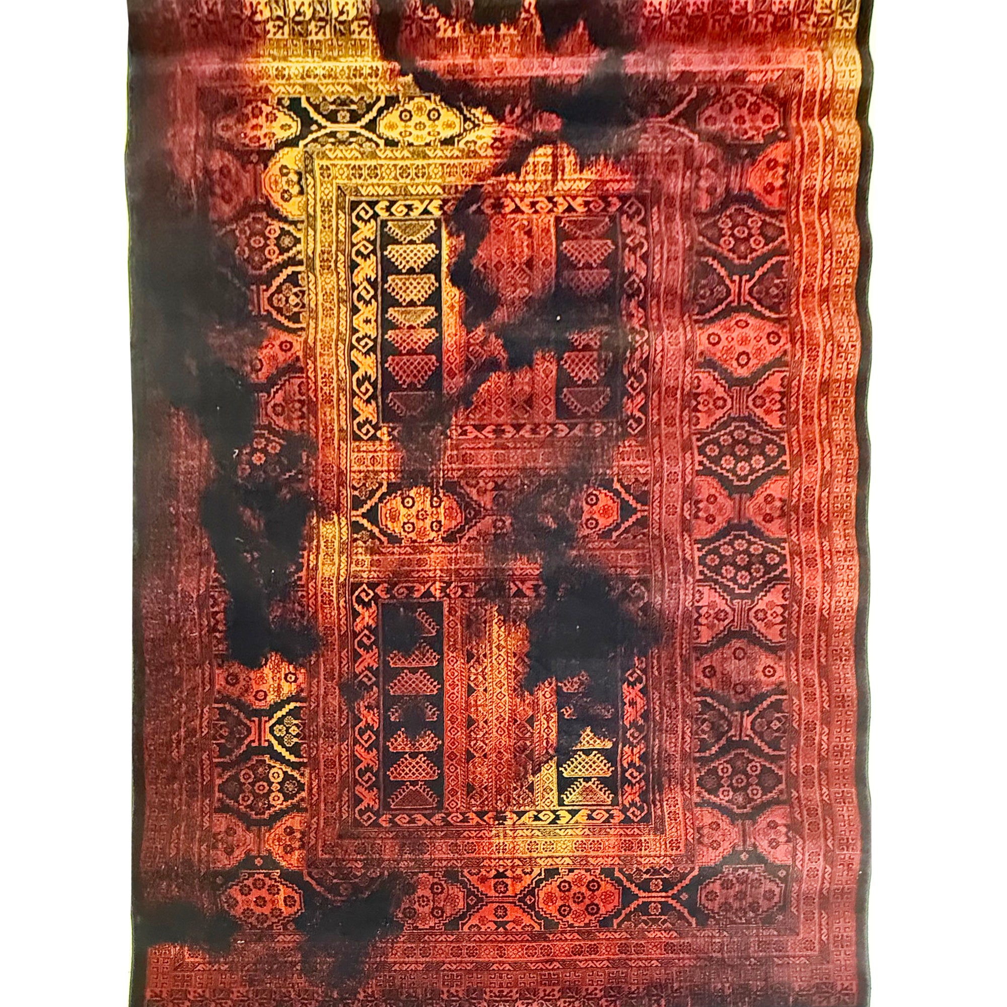 Qashqai Vintage 700 Reed  Persian Rug  ( Code 227 ) - GLARA HOME