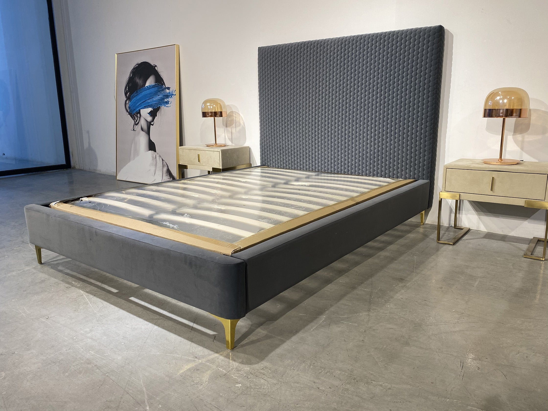 SK 77 Bedframe - GLARA HOME