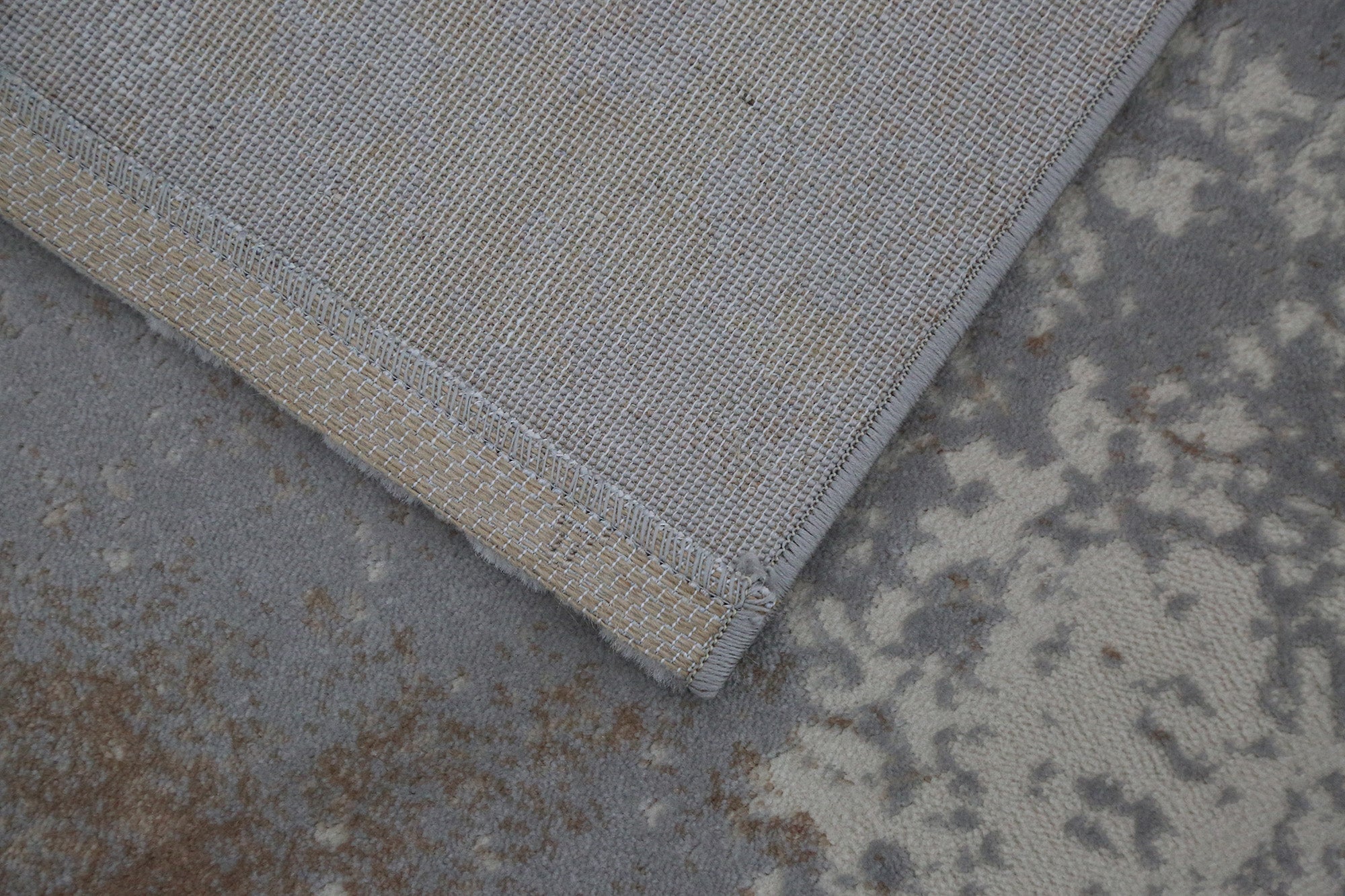 Sandstone Splatter Abstract Area Rug (AKR-13) - GLARA HOME