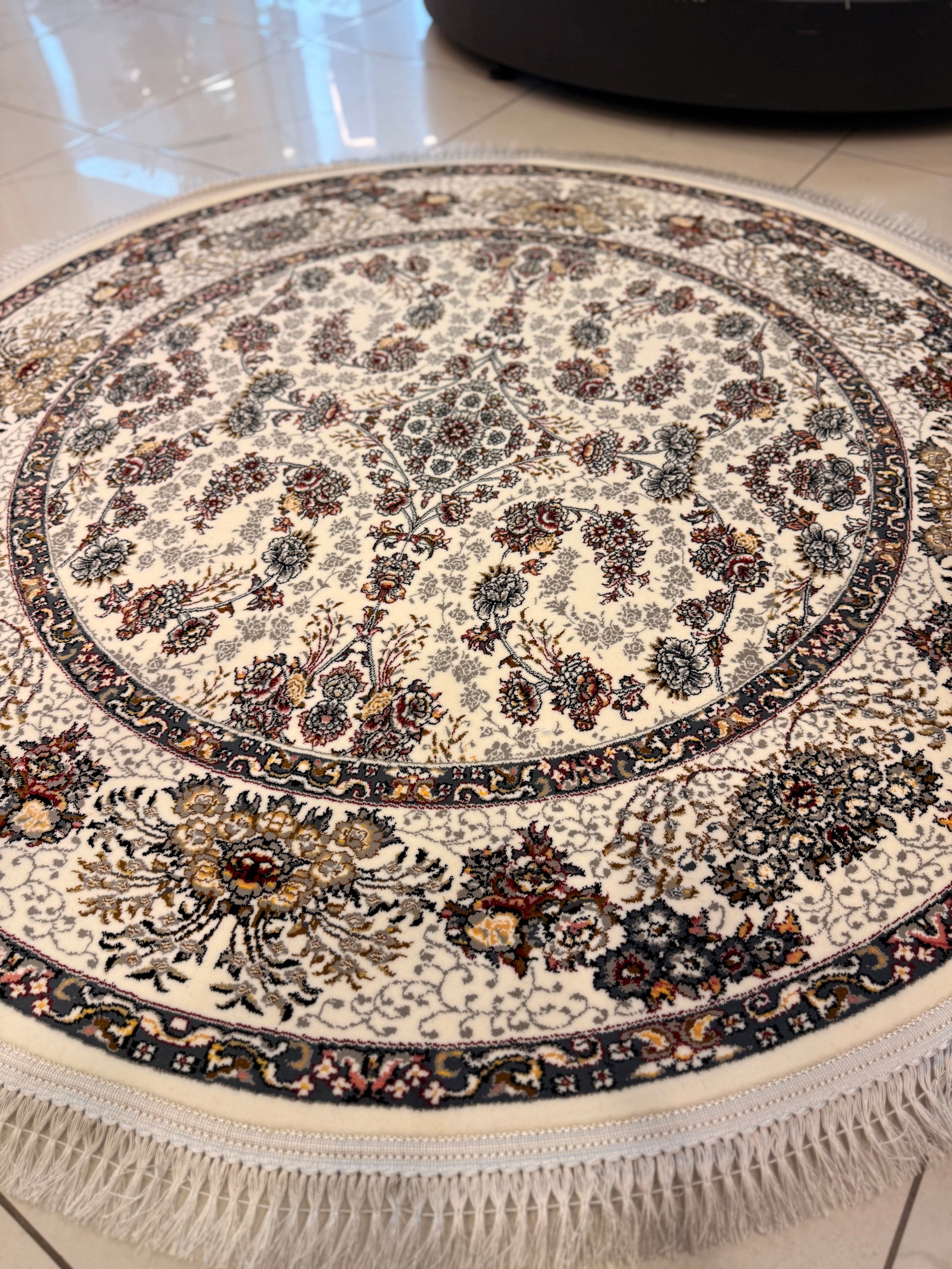 Shahan Cream Persian Rug - GLARA HOME