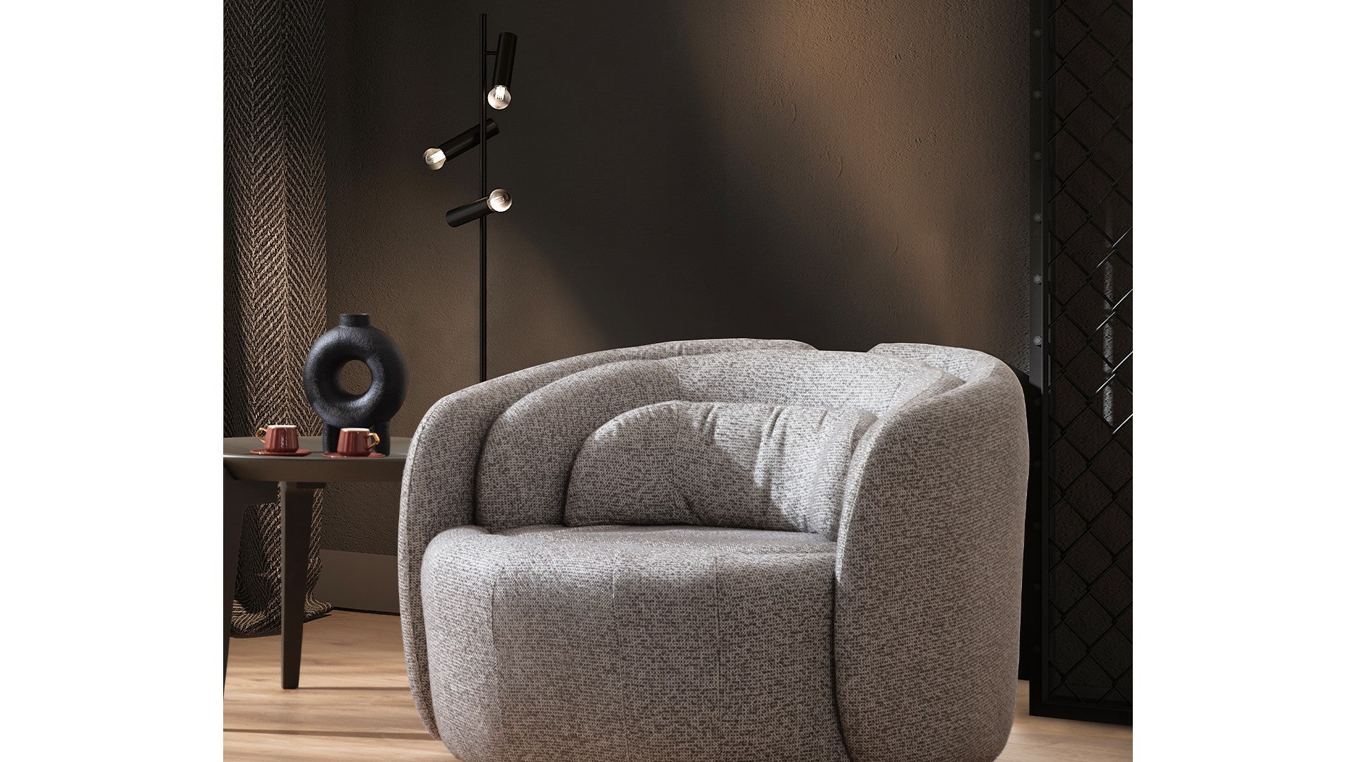 Soho Sofa ( White ) - GLARA HOME