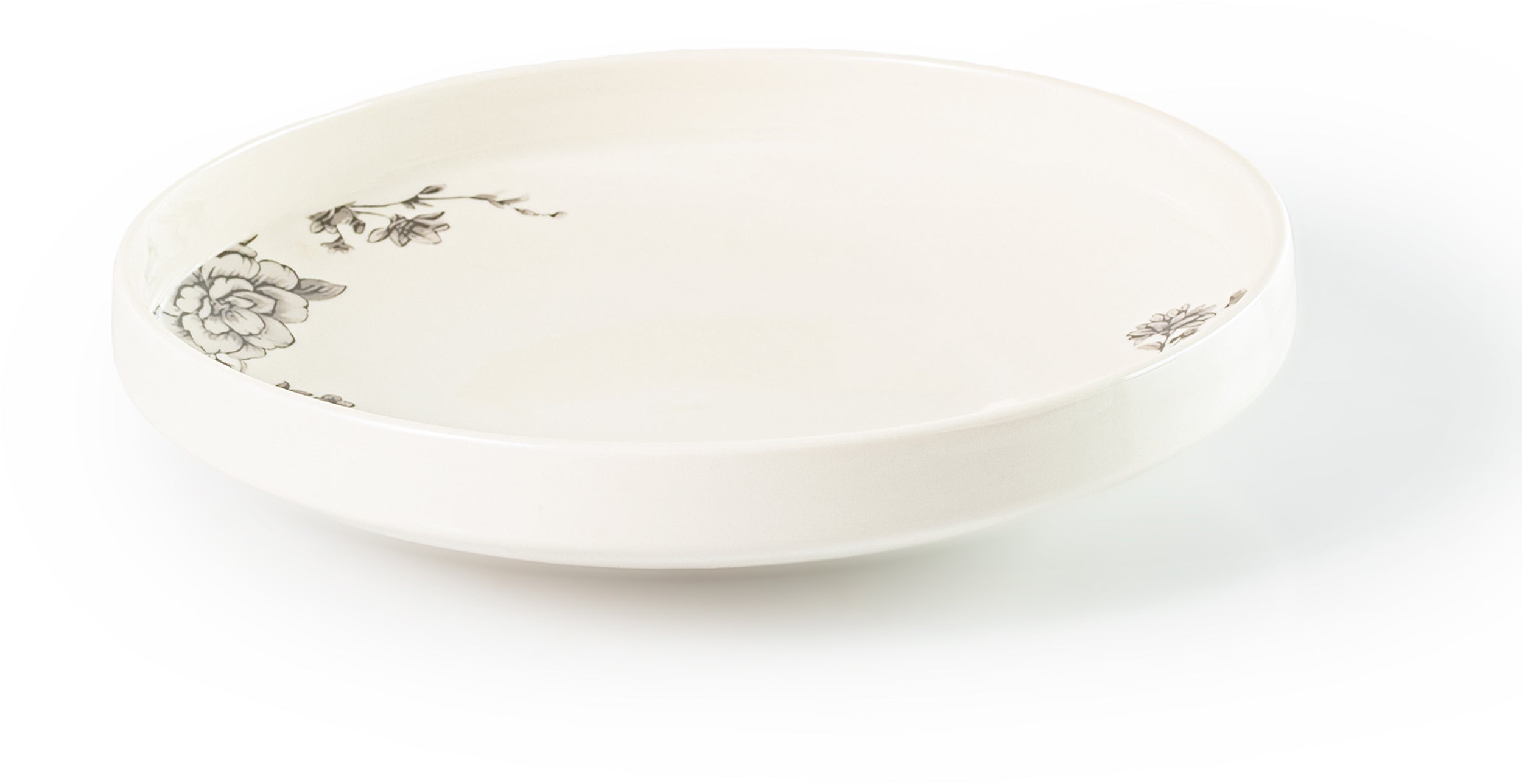 Timeless Grey Floral 26-Pieces Bone China Dinner Set – Modern Elegance (SD-262) - GLARA HOME