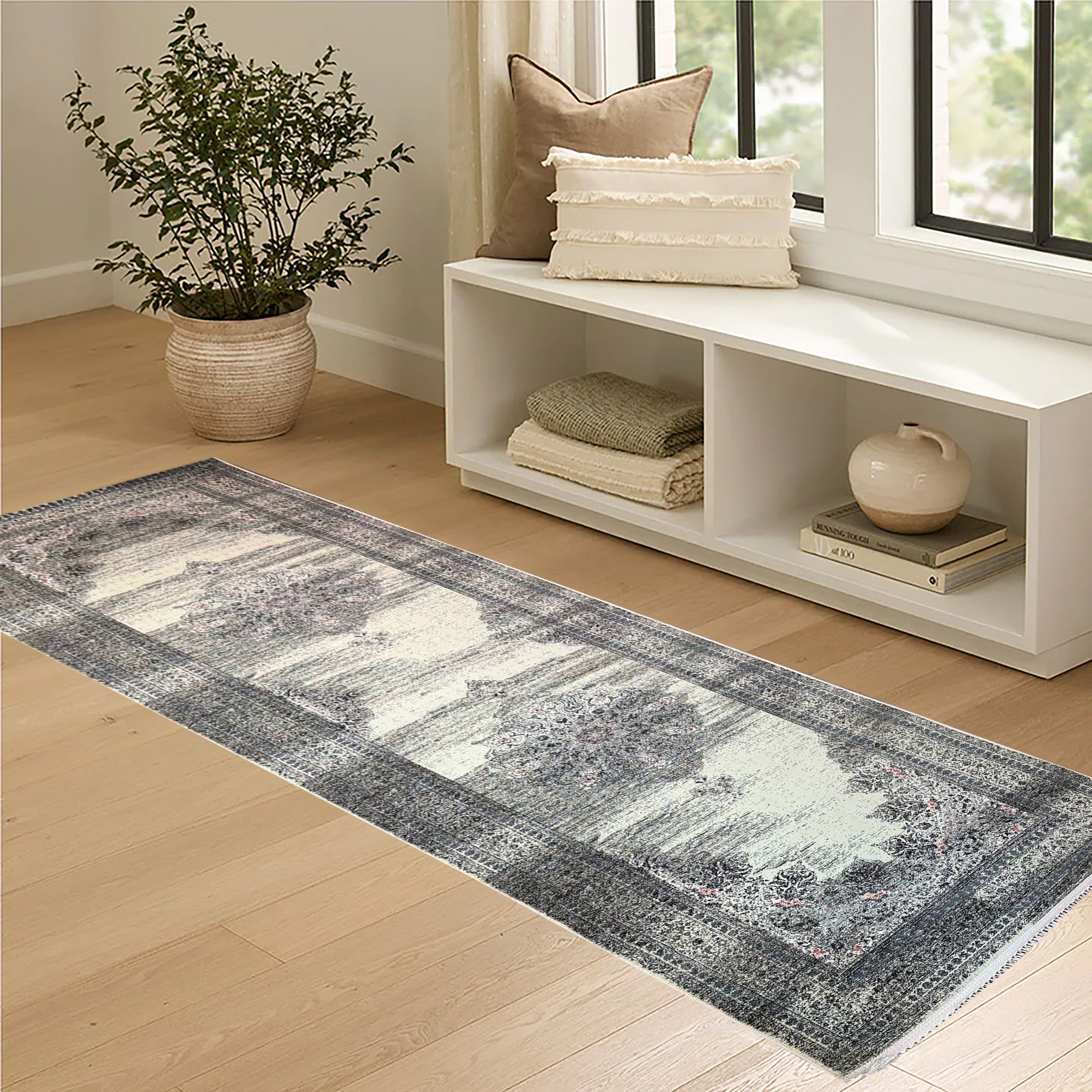 Vintage 1023 Runner Rug - GLARA HOME