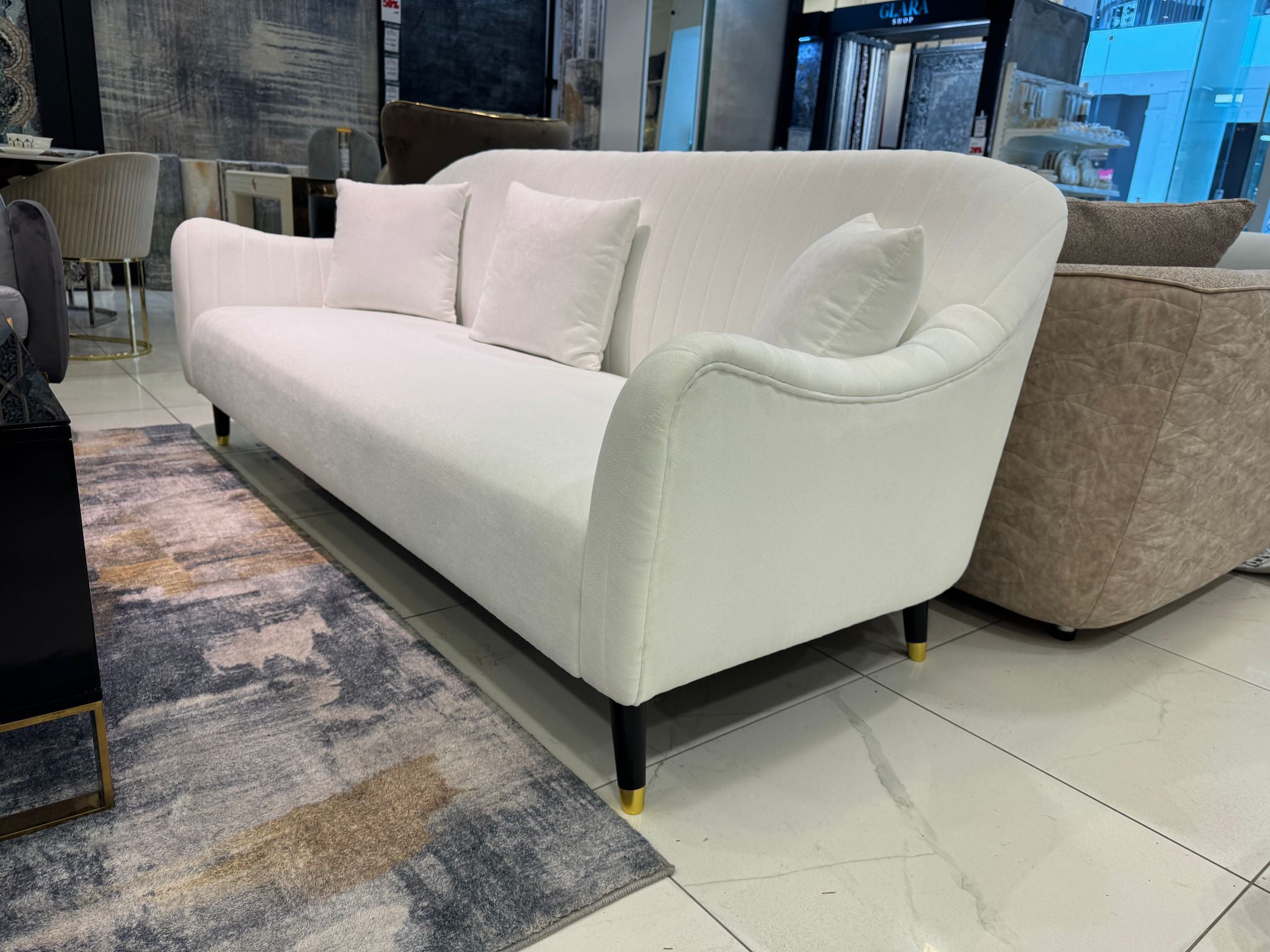 Nora Curve 3-Seater Sofa (22SASFT001-2100)