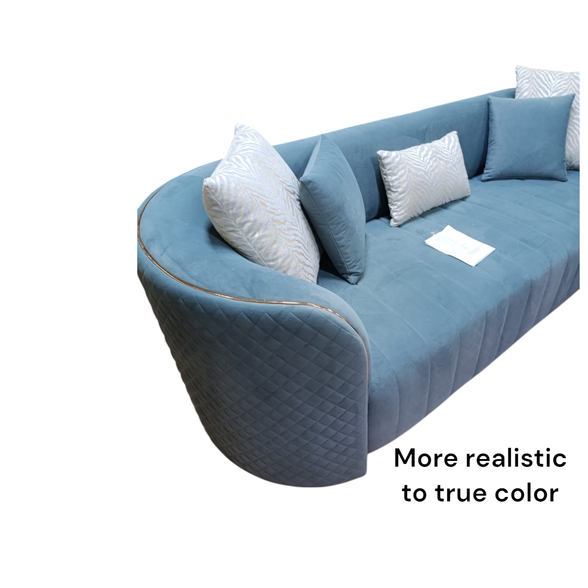 Gusto/ Rose Gold Accent Sofa Set ( Maxwell 20 )