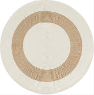 Solara Ivory & Sand Round Woven Rug – BSY-04 — supplier reference photograph
