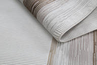 Marlow Ivory & Mocha Border Area Rug – MR711A — original pile, edge and backing close-up