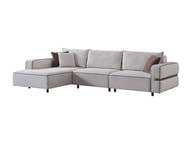 Riva Cream Modular Chaise Sectional Sofa — original product photograph