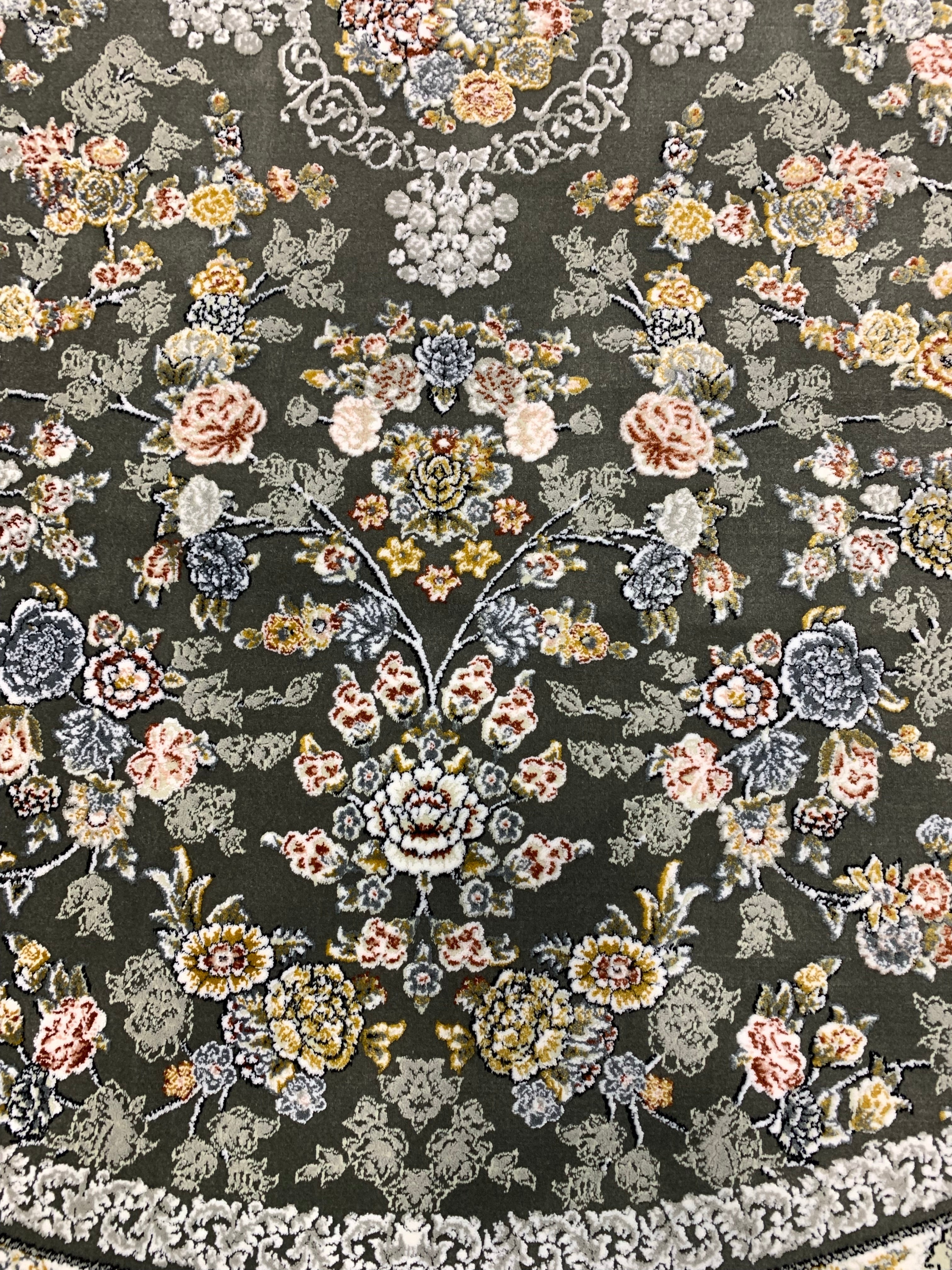Diwan 1200 Reed Round Rug - GLARA HOME