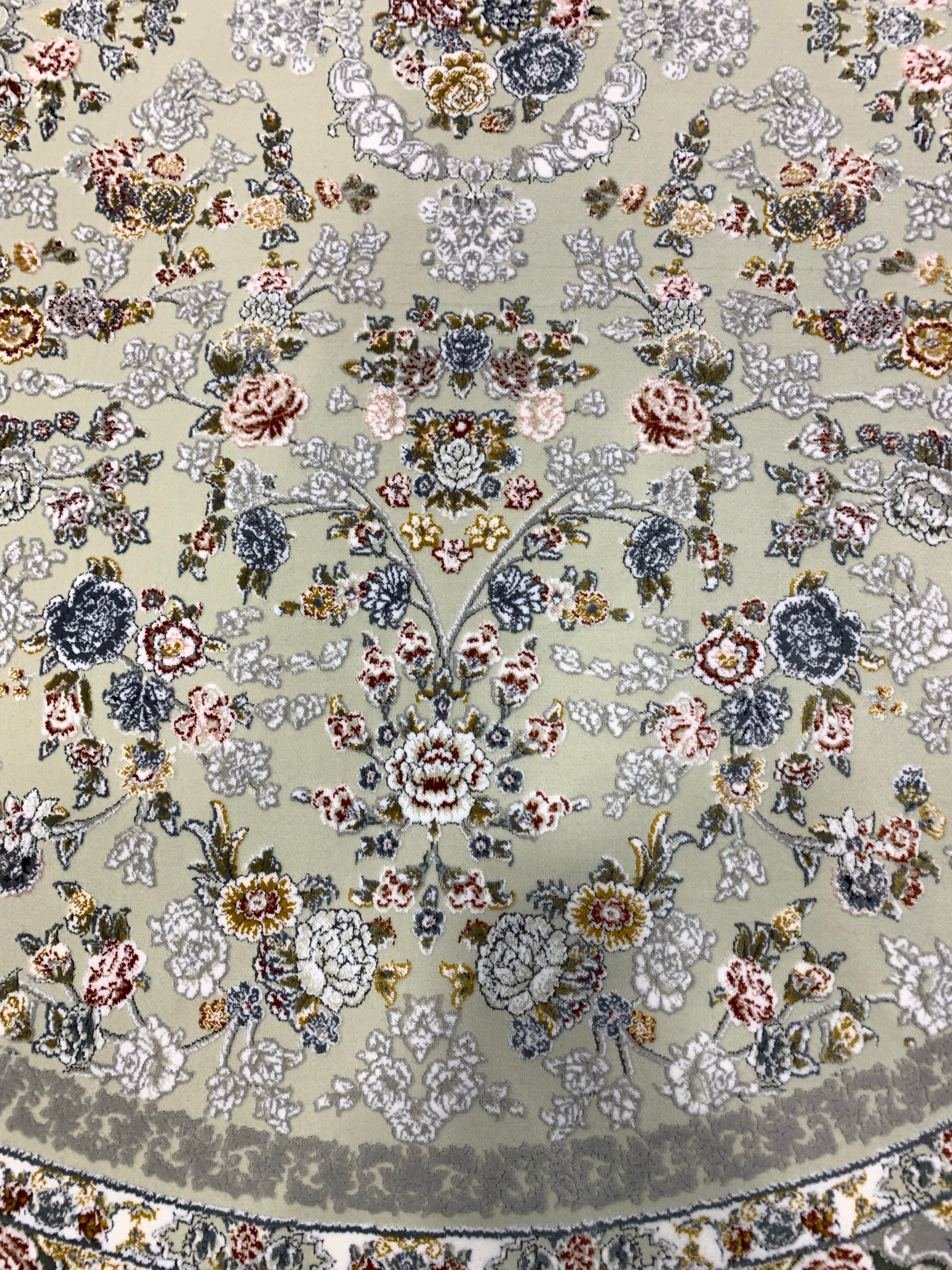 Diwan 1200 Reed Round Rug - GLARA HOME