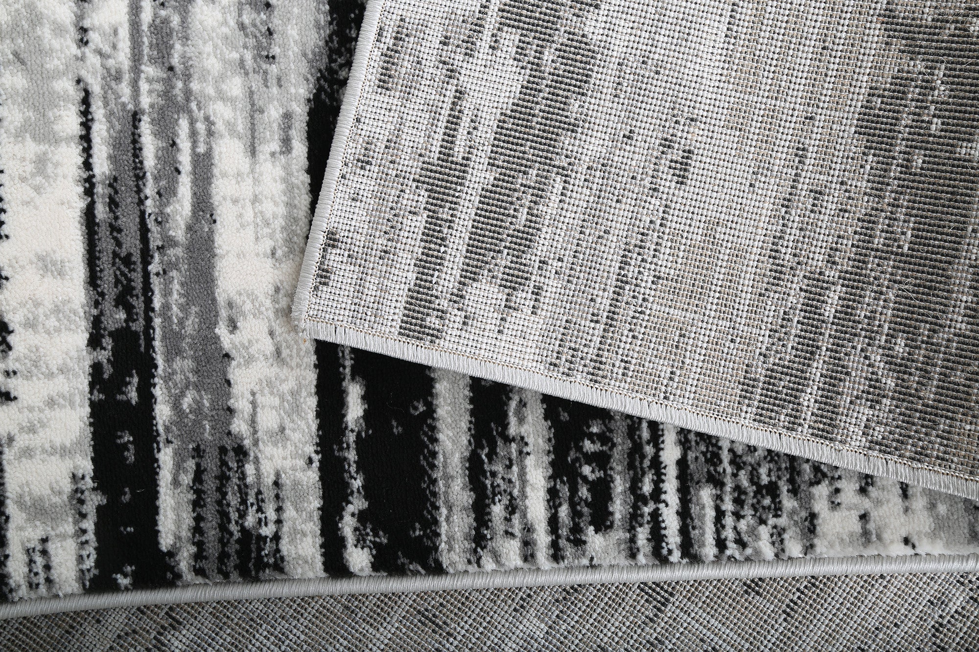 Monochrome Serenity Modern Area Rug (HGR-18)