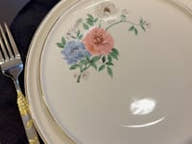 Bloom 26-Pieces Bone China Dinner Set – 24K Gold Rim & Floral Charm (SD-264) video preview