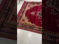 Qashqai Traditional Persian Rug 700 Reed – Red Floral Medallion | Glara Shop ( Code 260) video preview