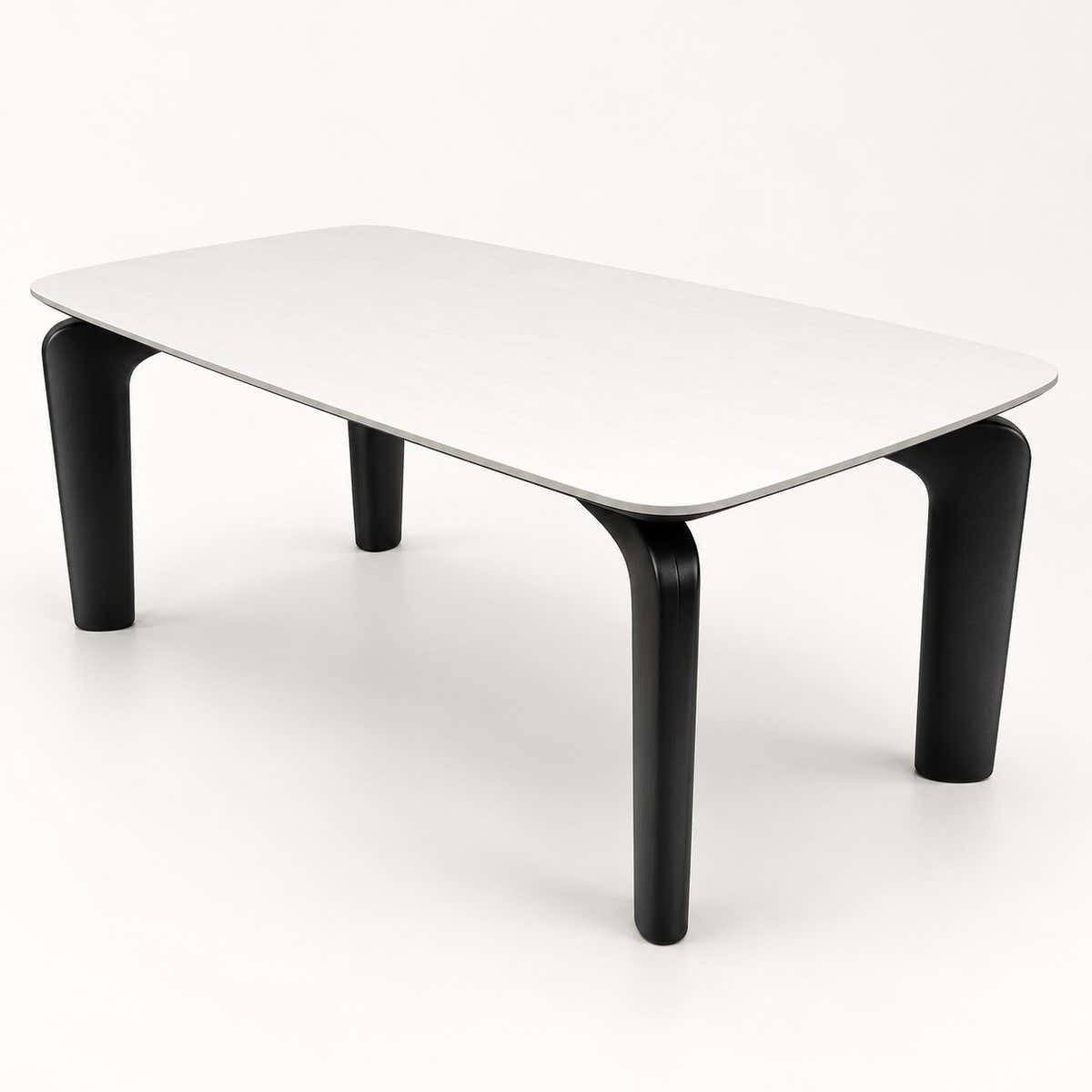 Avero White Ceramic Dining Table – 180 × 90 cm – clean product view