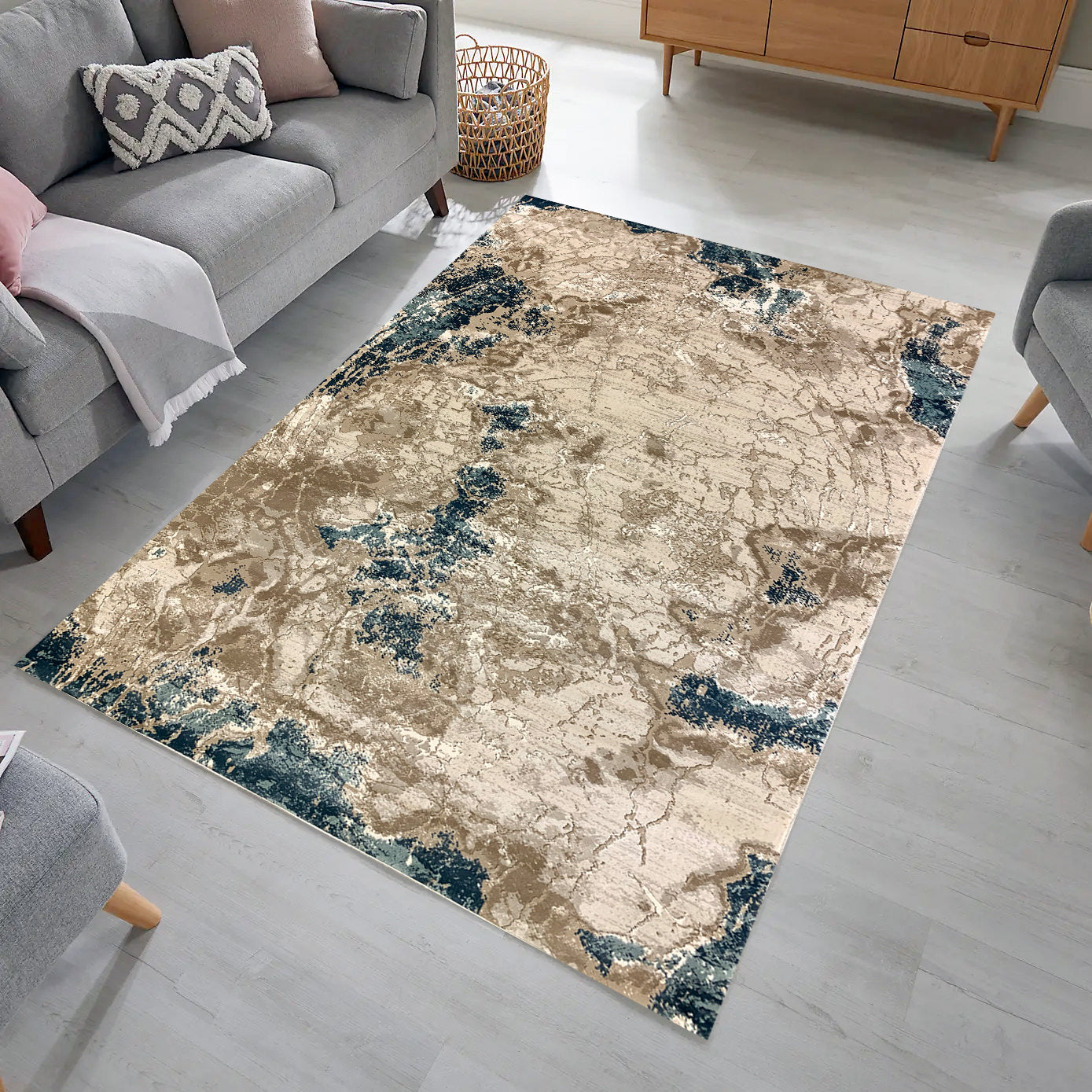 H6215 Turquoise Rugs