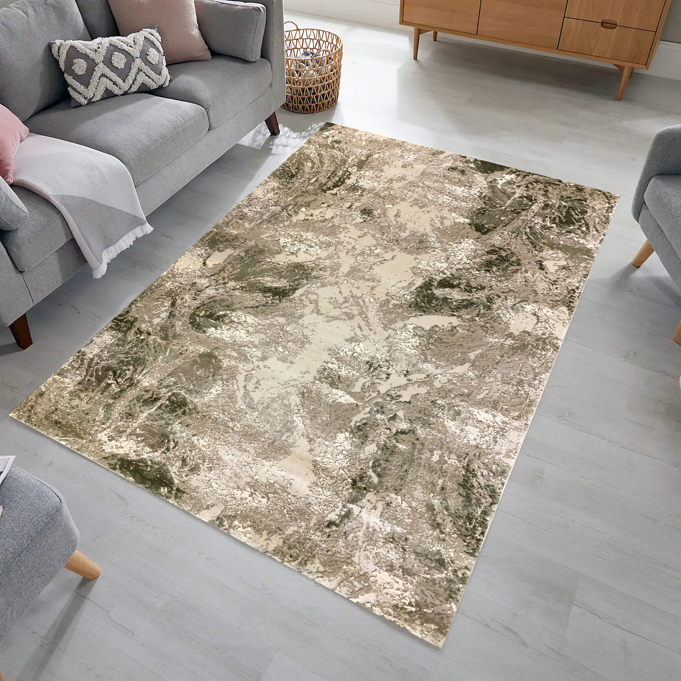 H6217 Green Rugs
