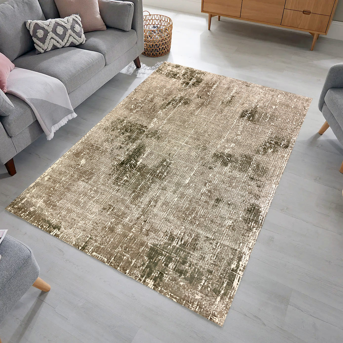 Tapestry Green Rug (H4870)
