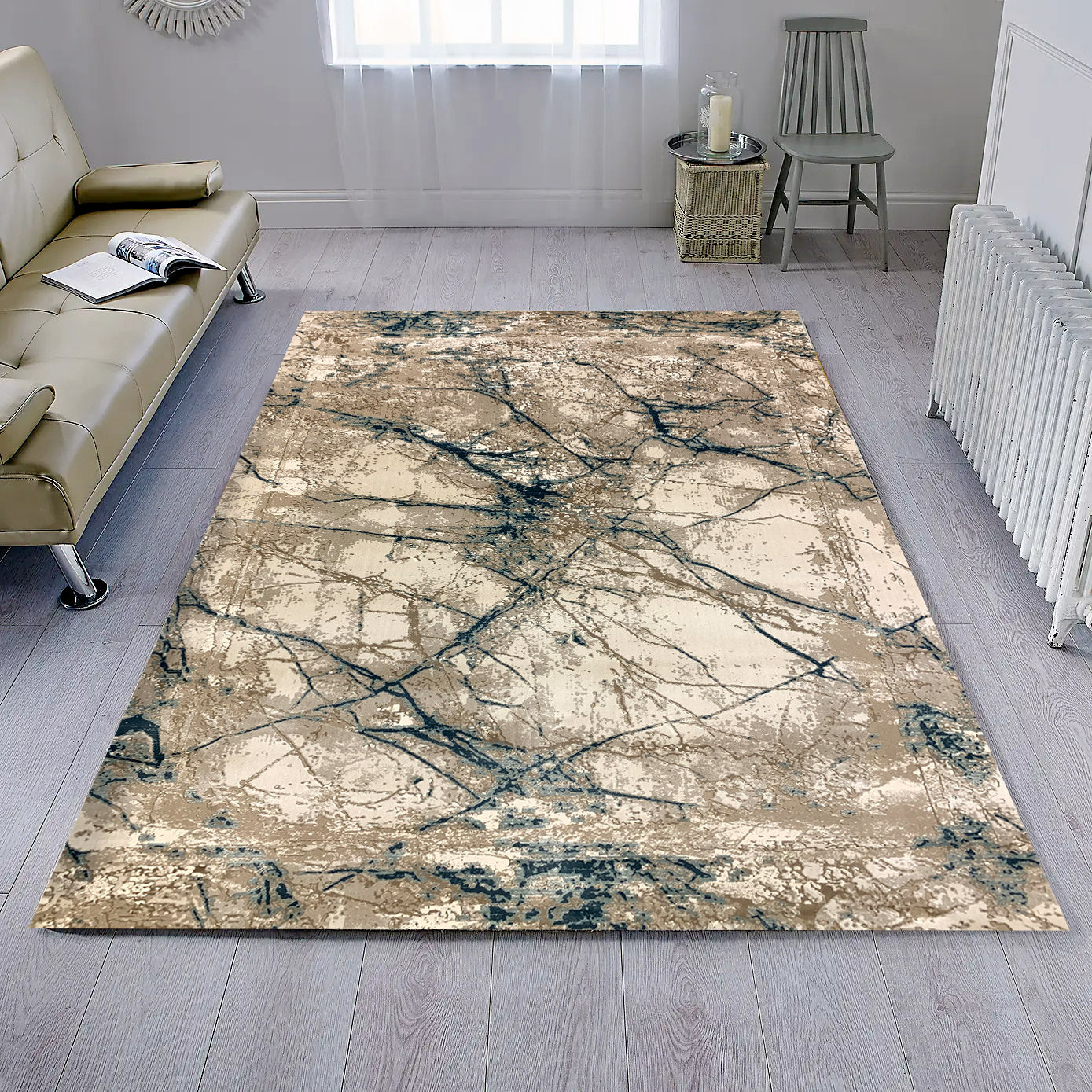 Facet Turquoise Rug (H6214)