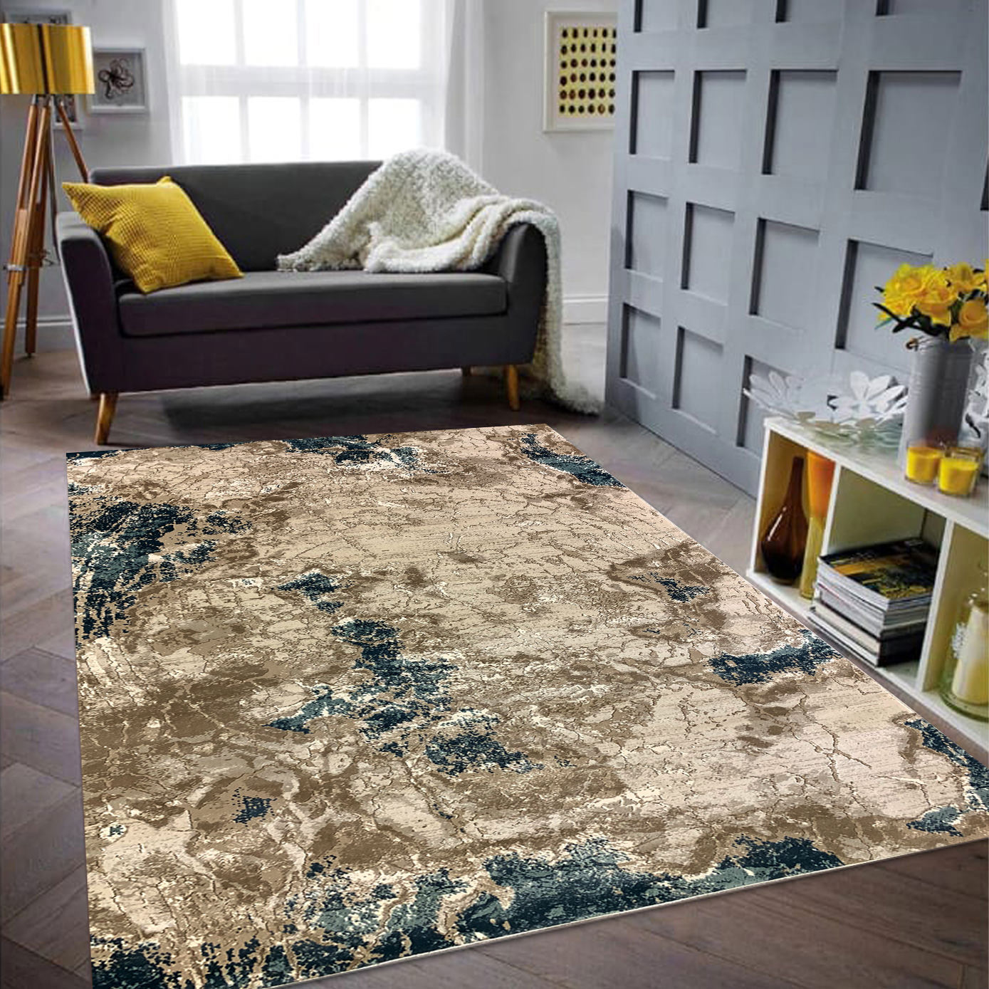H6215 Turquoise Rugs
