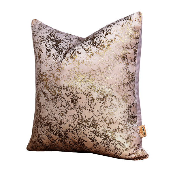 P1008 Luxury Metallic Cream Velvet Throw Pillow Cover ( Cushion Cover) - GLARA HOME
