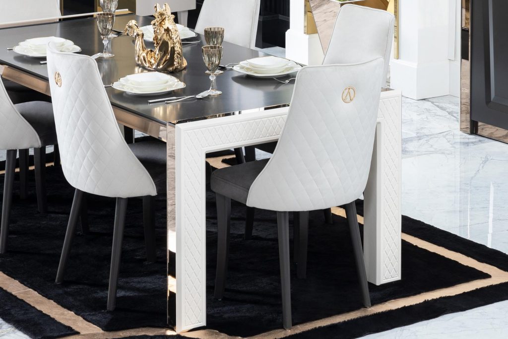 Diamond Dining Table & Chairs
